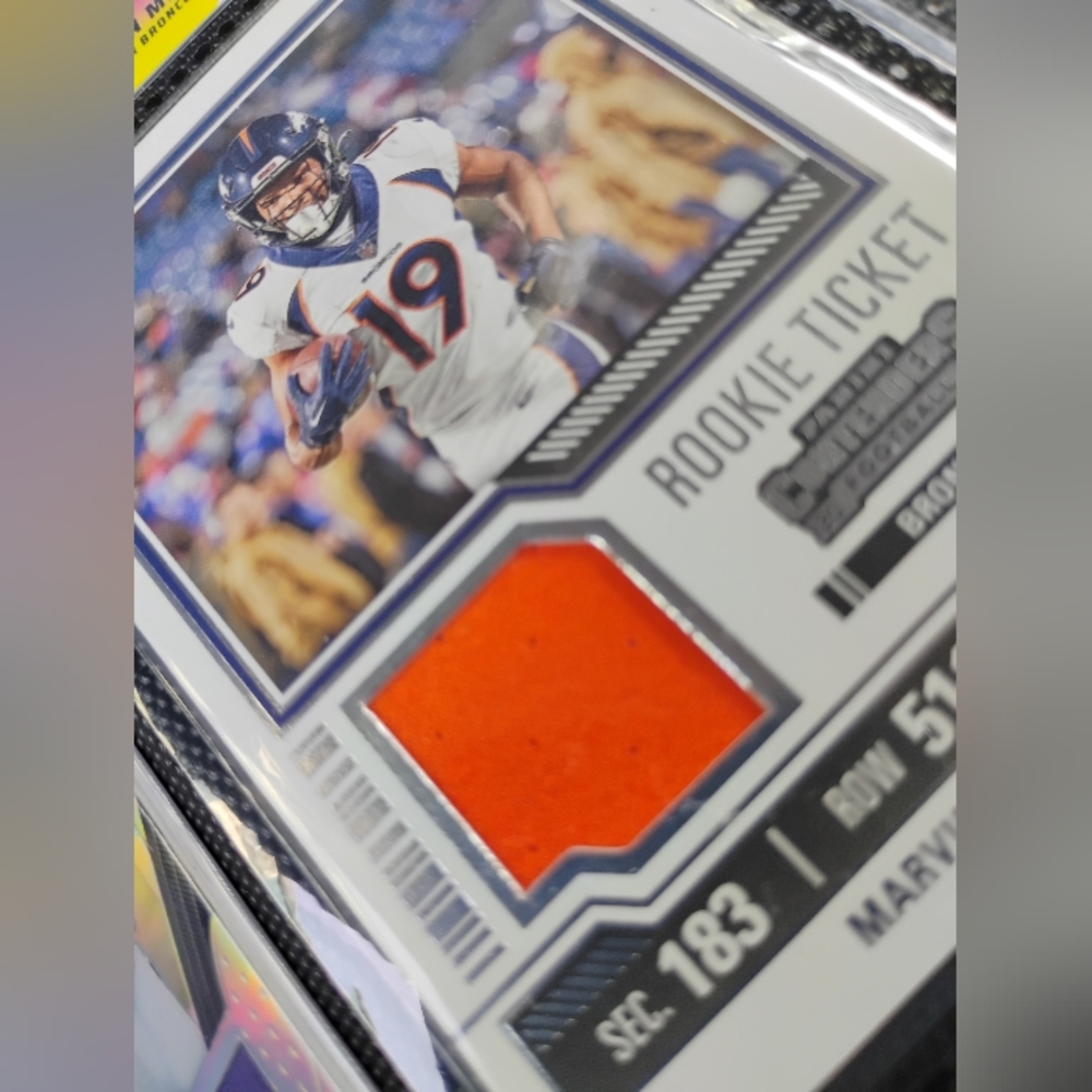 Marvin Mims Rookie & League Leader Cards